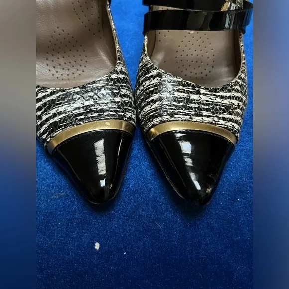 Anyi Lu Stefania Sneak/Black  Mary Jane Pump Women EU 38.5 Made in ITALY