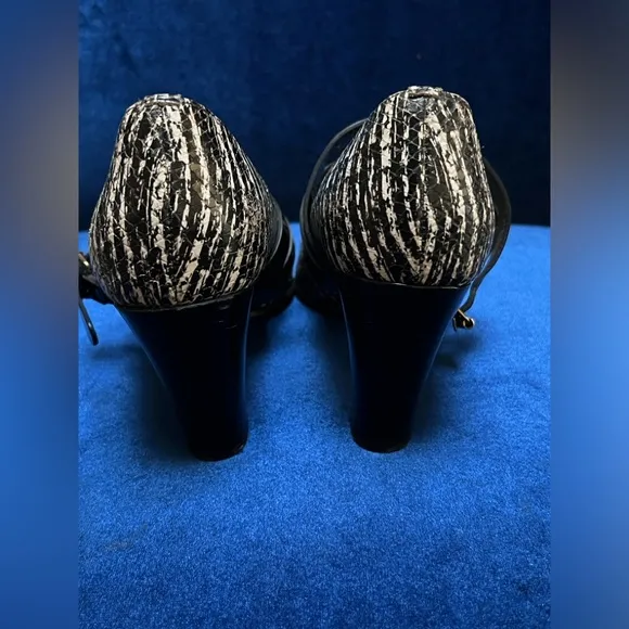 Anyi Lu Stefania Sneak/Black  Mary Jane Pump Women EU 38.5 Made in ITALY