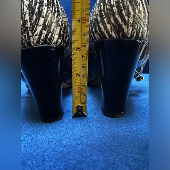 Anyi Lu Stefania Sneak/Black  Mary Jane Pump Women EU 38.5 Made in ITALY