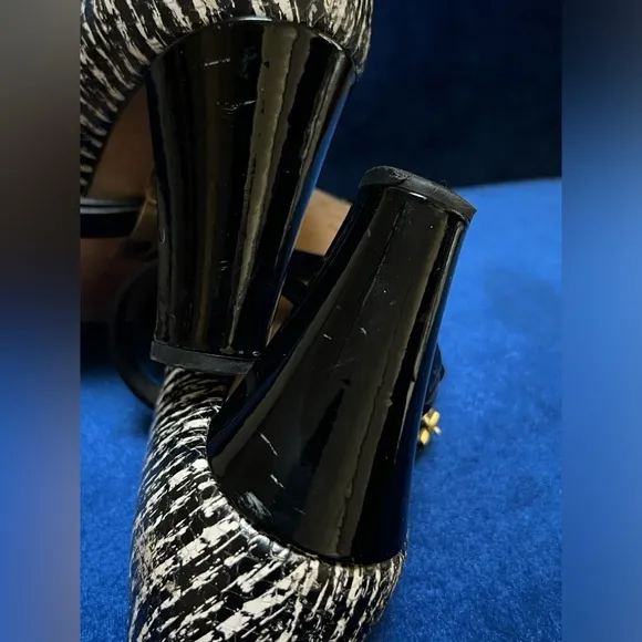 Anyi Lu Stefania Sneak/Black  Mary Jane Pump Women EU 38.5 Made in ITALY