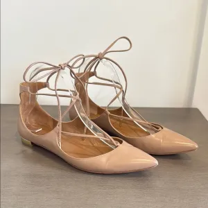 Aquazzura | Christy Lace-Up Flats