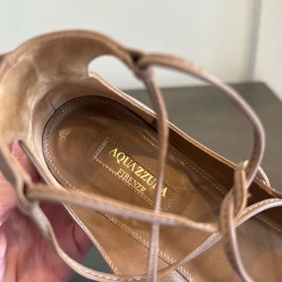 Aquazzura | Christy Lace-Up Flats