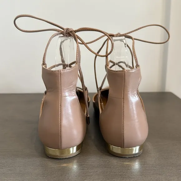 Aquazzura | Christy Lace-Up Flats