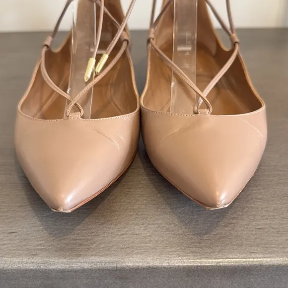 Aquazzura | Christy Lace-Up Flats