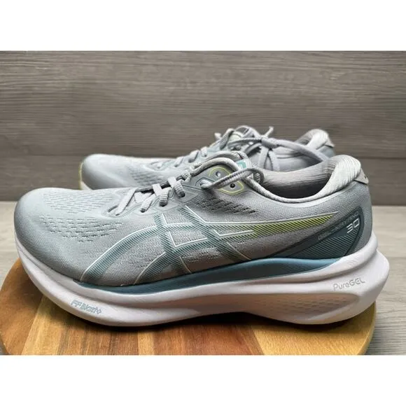 ASICS Women's Gel-Kayano 30 Shoes Piedmont Gray Gris Blue Women 11