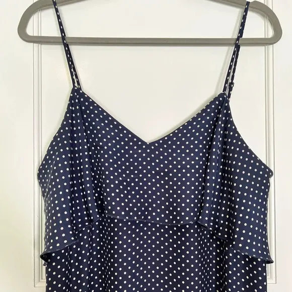 ATM Anthony Thomas Melillo | Women’s 100% Silk Polka-Dot Slip Dress  (L)
