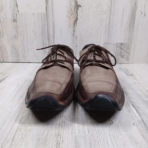 Bacco Bucci Men's Brown Leather Lace Up Oxford Shoes #1064