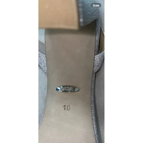 Badgley Mischka Tasmine Tall Evening Sandals Blush Pink Women's size 10