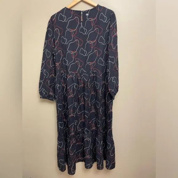 Barbour Cresswell Dress Size 10 Long Sleeve