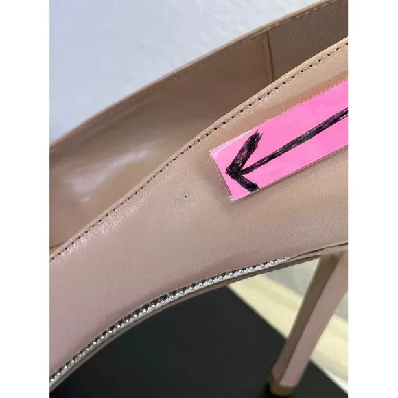 BCBGeneration Womens 11 Shell Pink Harleigh Leather Pointed Pump NEW FLAW