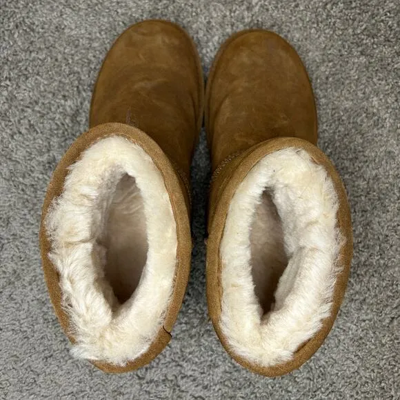 BEARPAW Women's Alyssa Ankle Boot Hickory Size 11