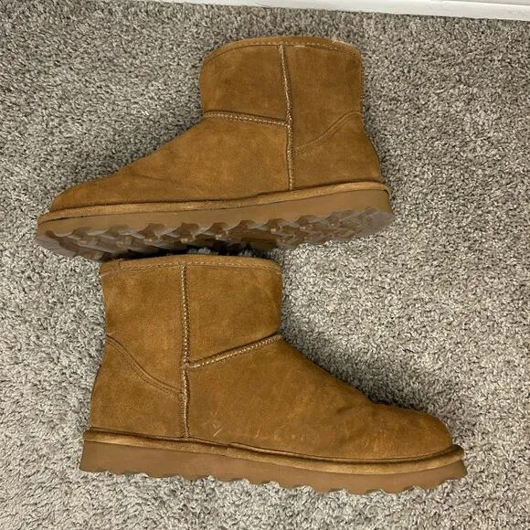 BEARPAW Women's Alyssa Ankle Boot Hickory Size 11