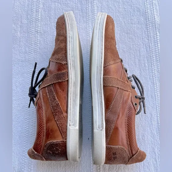 Bed Stu Brown Leather Sneakers Men Size 10