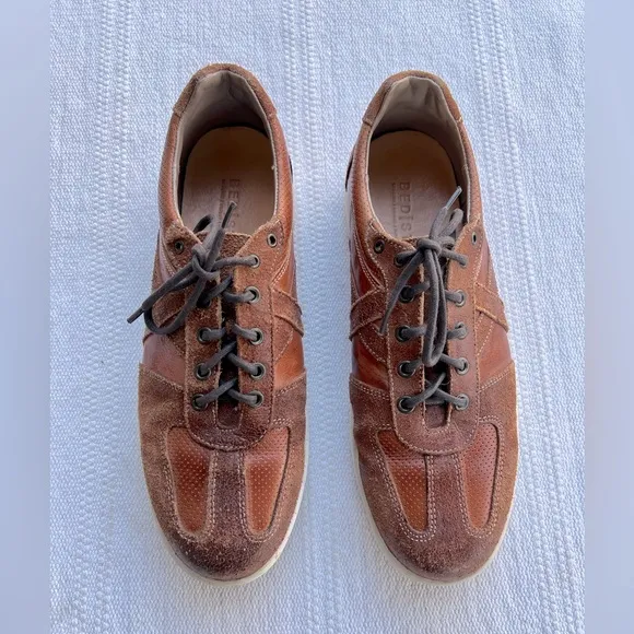 Bed Stu Brown Leather Sneakers Men Size 10