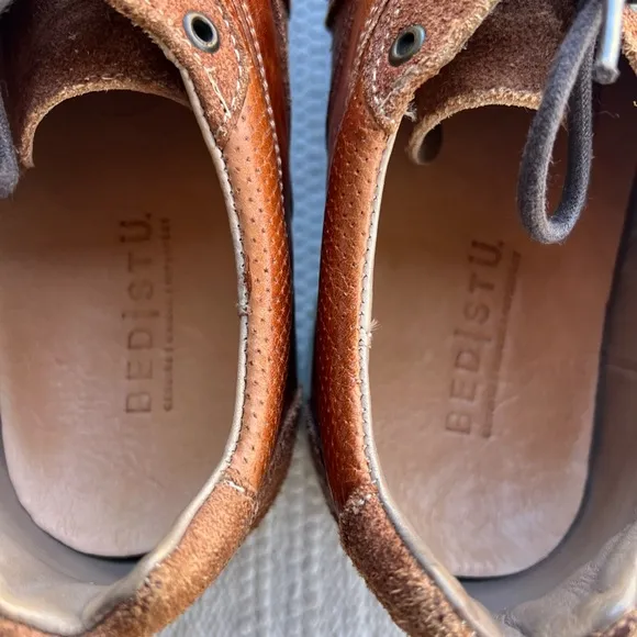 Bed Stu Brown Leather Sneakers Men Size 10