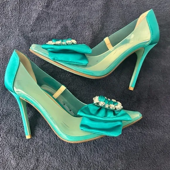 Betsey Johnson Light Blue Heels Size 8.5