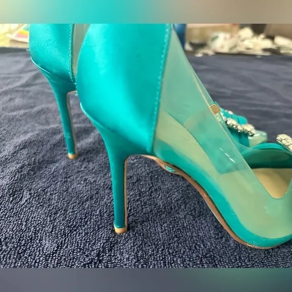 Betsey Johnson Light Blue Heels Size 8.5