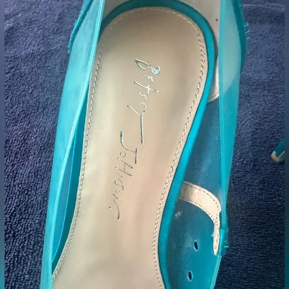 Betsey Johnson Light Blue Heels Size 8.5