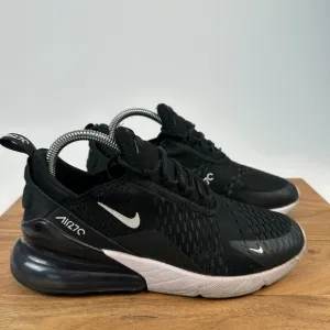 Big Kids Nike Air Max 270 Black Athletic Casual Comfort Sneakers Shoes Size 6.5
