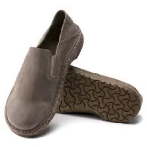 Birkenstock grey taupe Callan Asst Go suede shoes