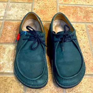 Birkenstock Rare VTG Pasadena Suede Leather Green Shoes Size 38 (men 5, women 7)