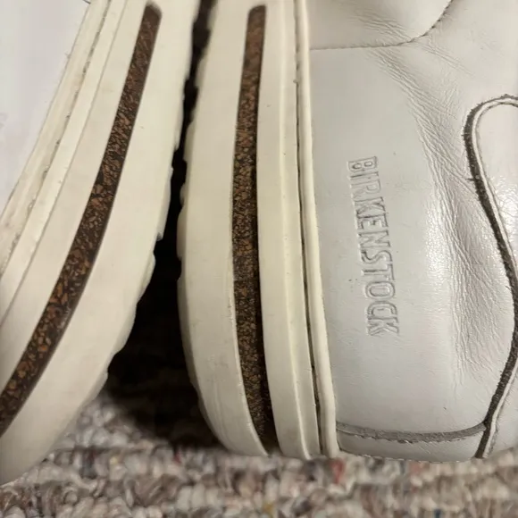 Birkenstock Shoes Bend Low Casual Sneaker White Leather- Size 12 (45) Men’s
