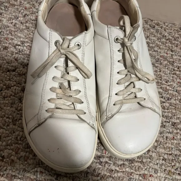 Birkenstock Shoes Bend Low Casual Sneaker White Leather- Size 12 (45) Men’s