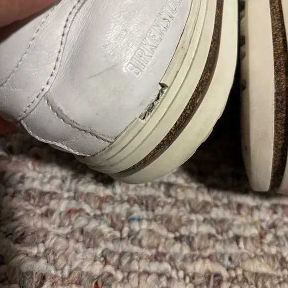 Birkenstock Shoes Bend Low Casual Sneaker White Leather- Size 12 (45) Men’s