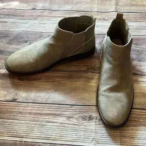 BKE Men’s Size 12 Chelsea Boots Beige Casual Shoes Business Office Leather