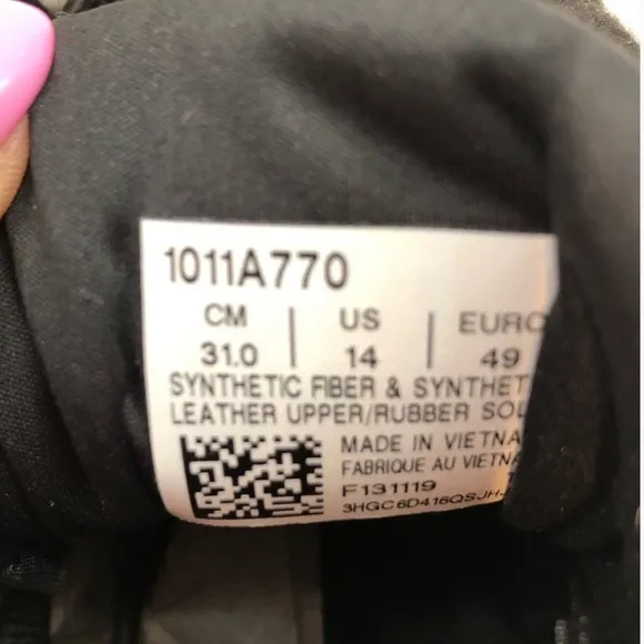 Black Asics Running Sneakers Size 14