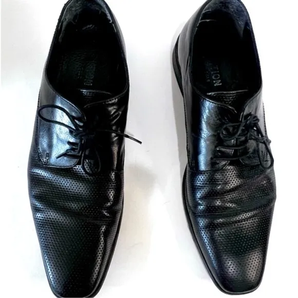 Black Leather Men's Dress Shoes