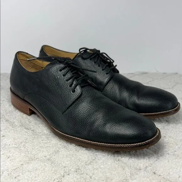 Black Leather Men's Dress Shoes