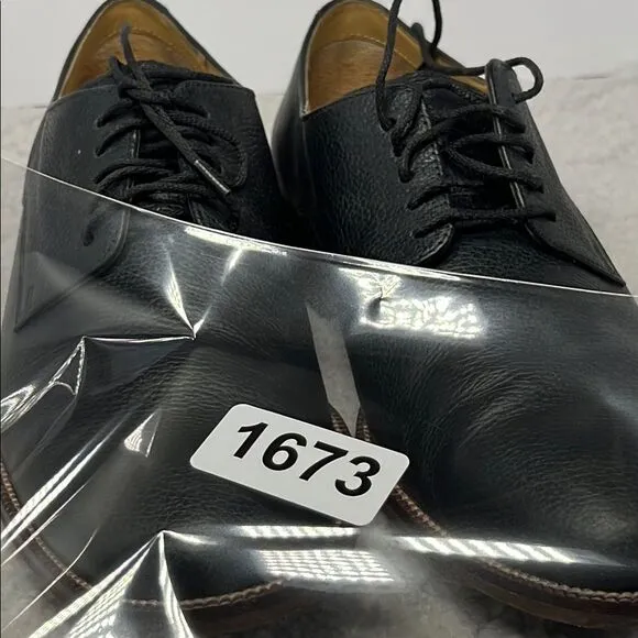 Black Leather Men's Dress Shoes