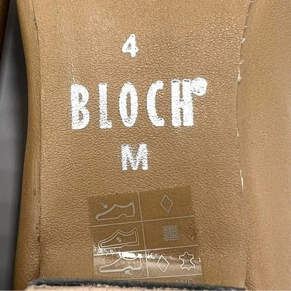 Bloch S0379L Broadway Lo Character Dance Shoes Caramel Tan Big Girls Kids 4 NEW