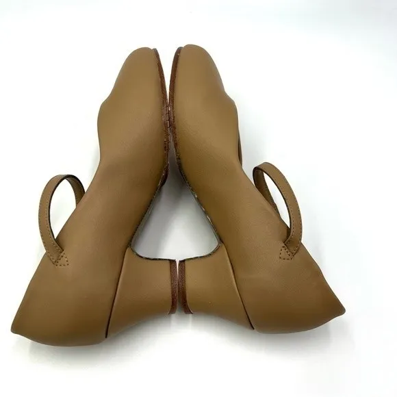 Bloch S0379L Broadway Lo Character Dance Shoes Caramel Tan Big Girls Kids 4 NEW