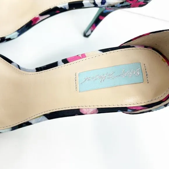 BLUE BY BETSEY JOHNSON GINA EMBELLISHED EVENING SANDALS WOMEN SIZE 9