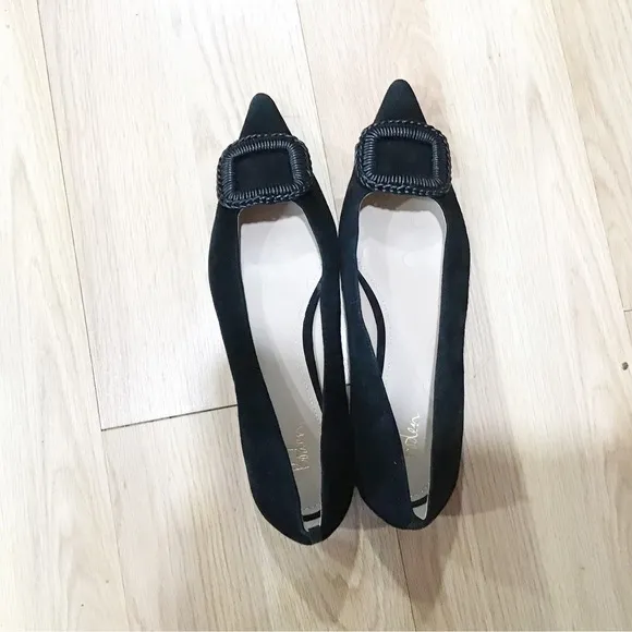 Boden Women's Black Suede Flats