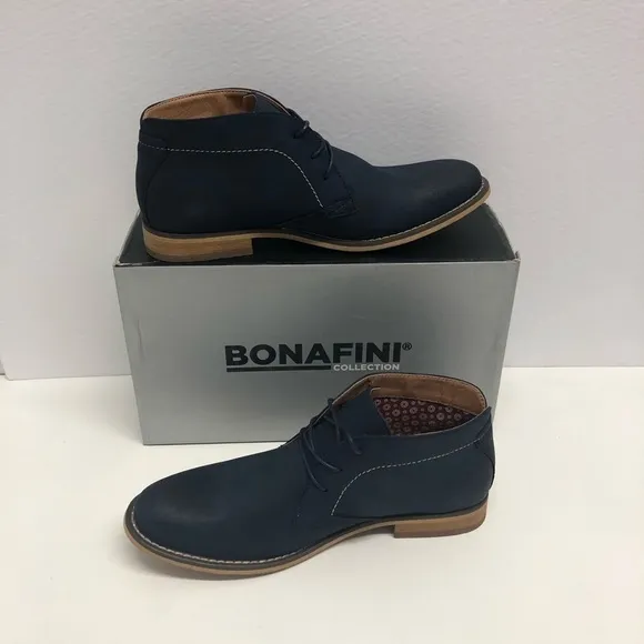 Bonafini ankle boot suede blue casual shoes