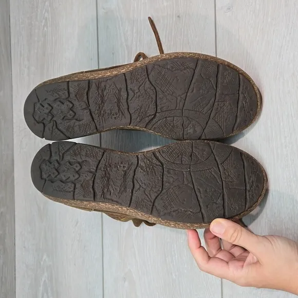 Born Women Leather Ankle Boots shoes sz 8