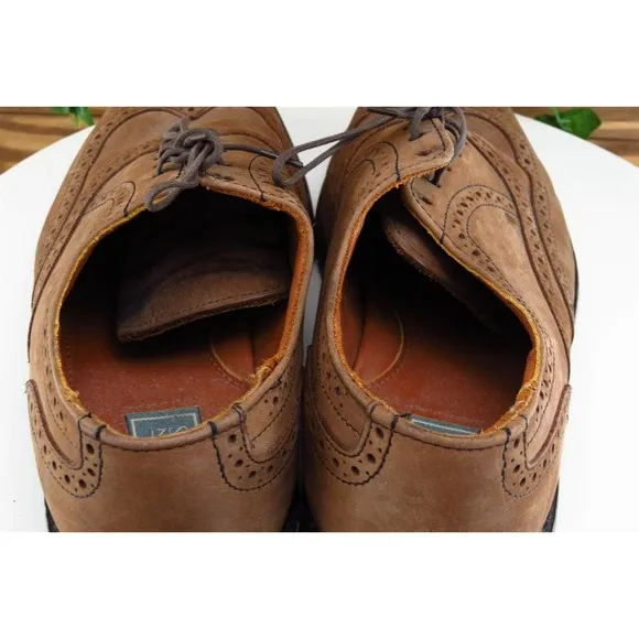 Bostonian Elements‎ Shoes Sz 9 M Brown Wingtip Oxford Leather Men