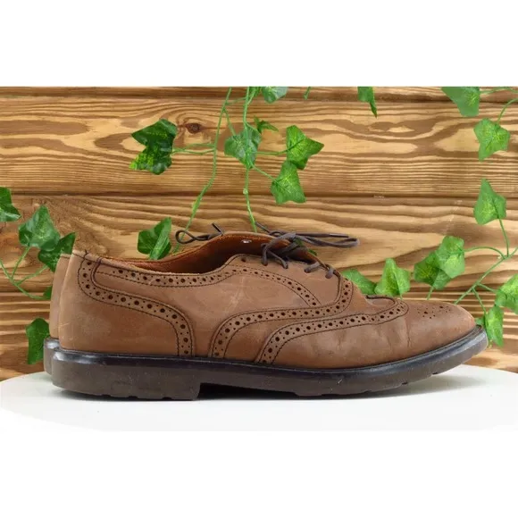 Bostonian Elements‎ Shoes Sz 9 M Brown Wingtip Oxford Leather Men