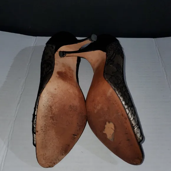 Brian Atwood Lace Heels Size 8