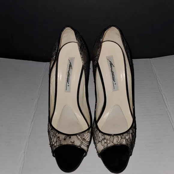 Brian Atwood Lace Heels Size 8