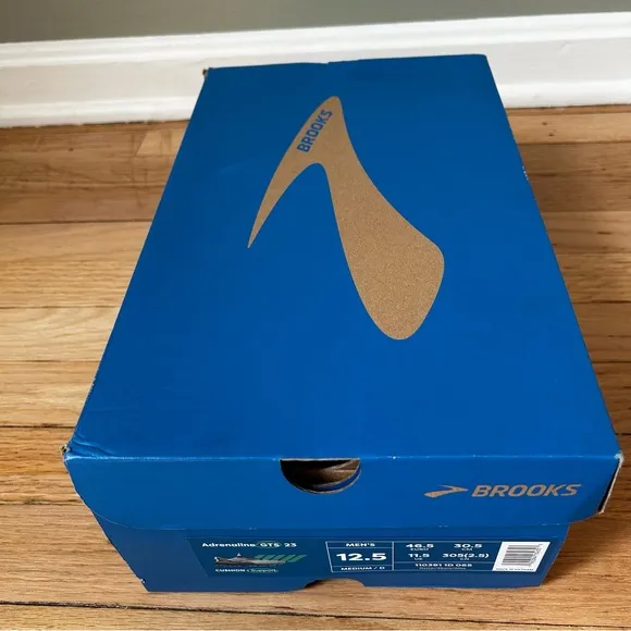 Brooks Adrenaline GTS 23 Men Running Shoes Crystal Grey 12.5D