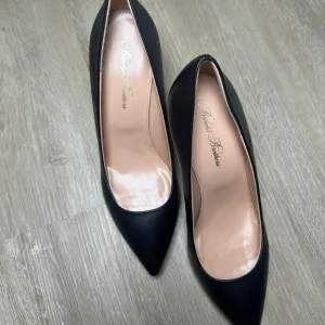 Brooks Brothers Black Leather Heels