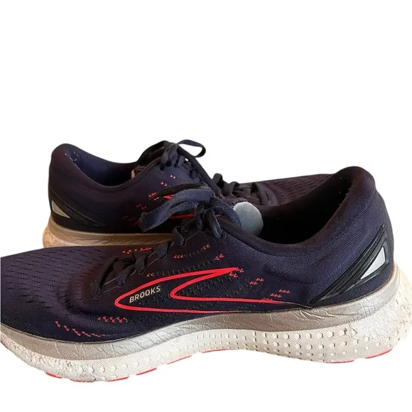 Brooks Glycerin GTS 19 Running Shoes US 11 Navy Blue / Red