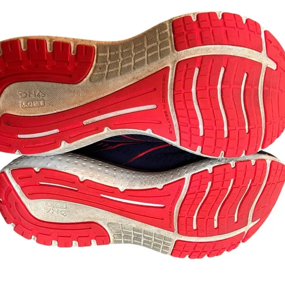 Brooks Glycerin GTS 19 Running Shoes US 11 Navy Blue / Red