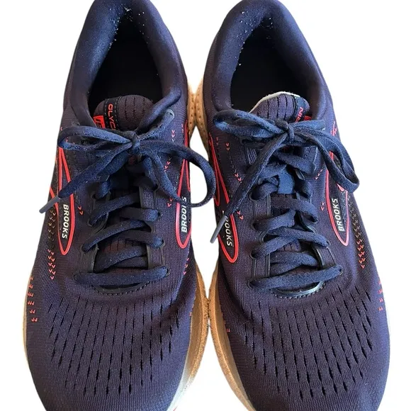 Brooks Glycerin GTS 19 Running Shoes US 11 Navy Blue / Red