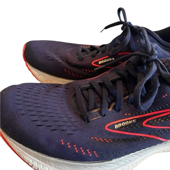 Brooks Glycerin GTS 19 Running Shoes US 11 Navy Blue / Red