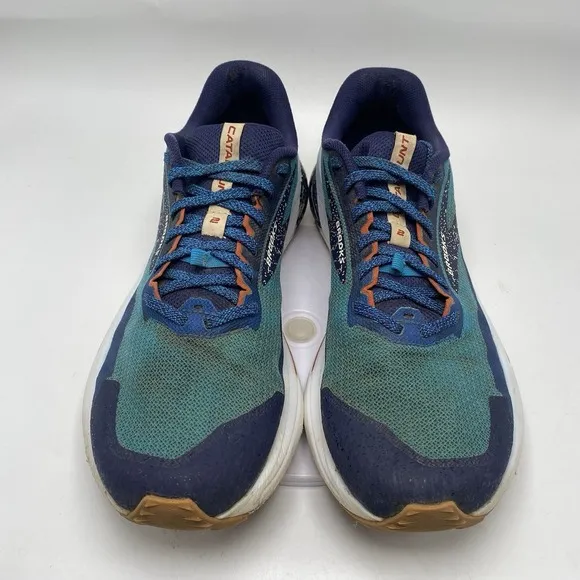 Brooks Shoes Men Size 11 Catamount 2 Blue Athletic Trail Running 3950